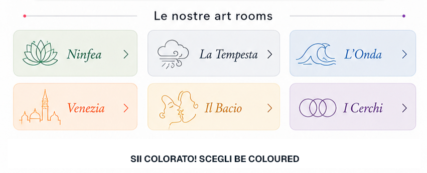 Le nostre art rooms